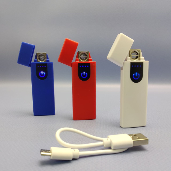 Зажигалка USB пьезозажигалка USB LIGHTER (беспламенная, перезаряжаемая)